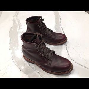 Chippewa 6-Inch Service Boot Cordovan size 7.5